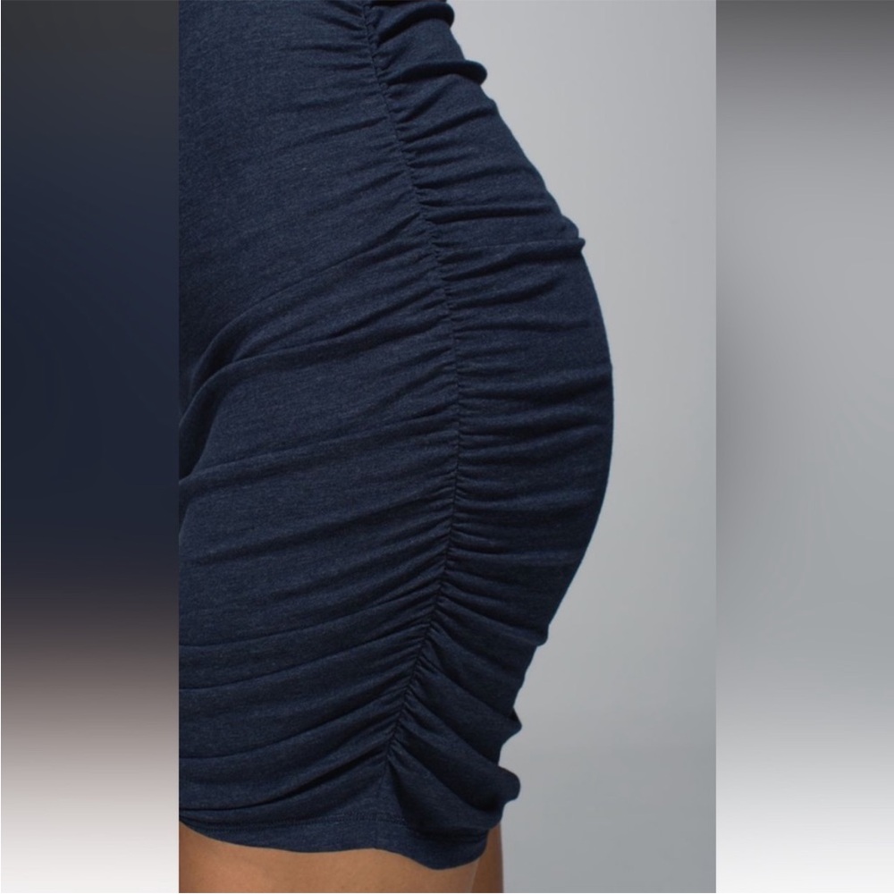 Lululemon Anytime Dress Heathered Inkwell, Size 8 - Picture 7 of 12